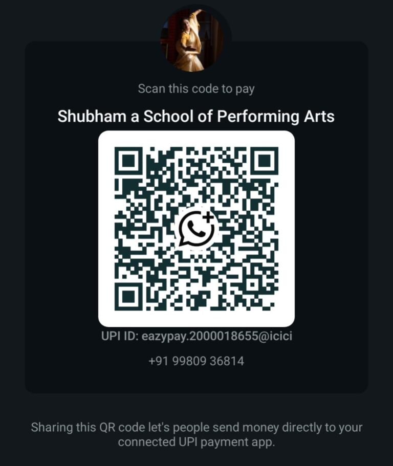 QR code of Shubham bank account